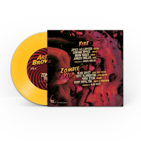 Fire! Yellow 7 inch vinyl single - (PERSONALLY SIGNED!!!!)  - Awaiting New Stock