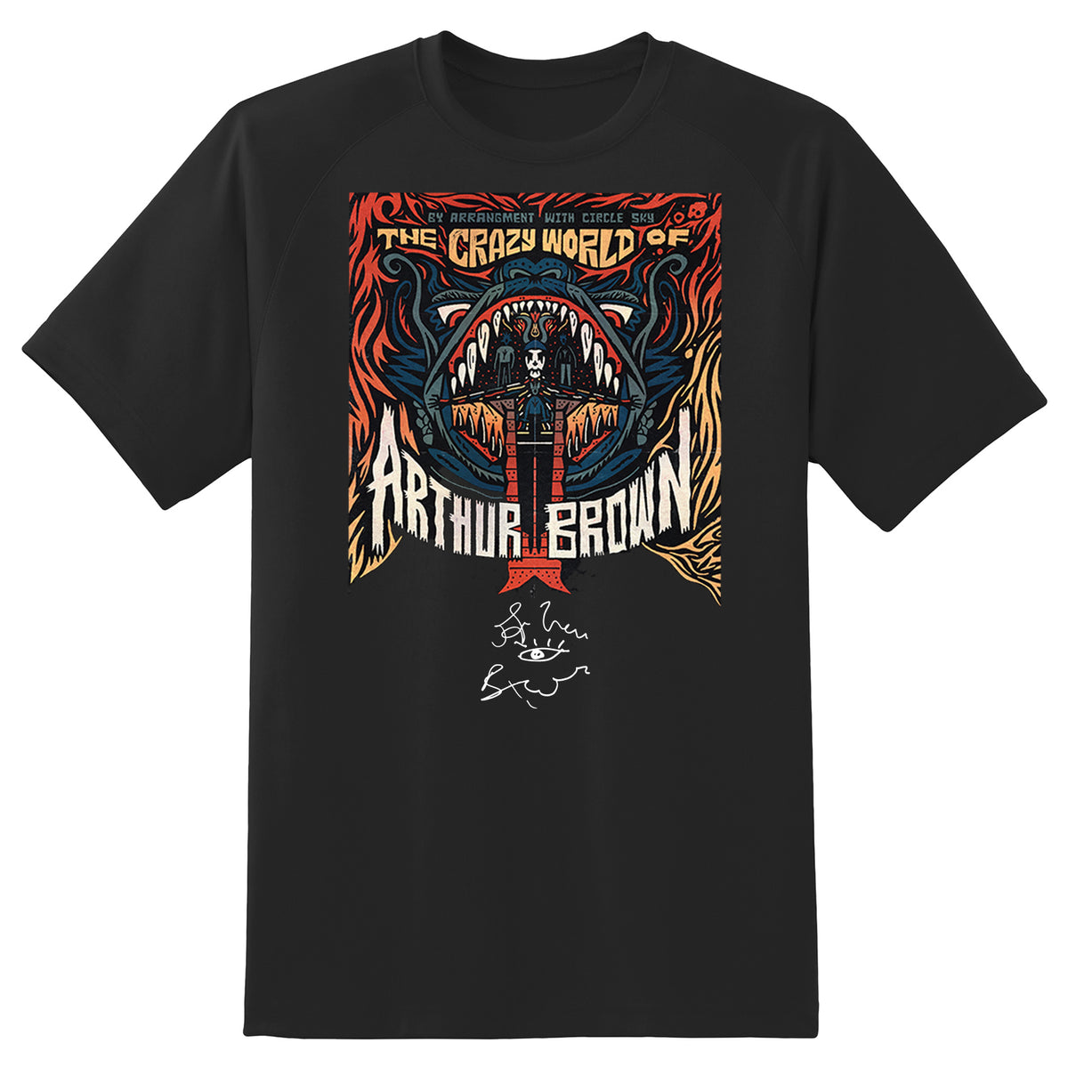 The Crazy World Of Arthur Brown T-Shirt – Arthur Brown - The God Of ...