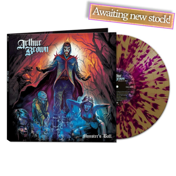 Arthur Brown - Monster's Ball Splatter Vinyl (Limited - PERSONALLY SIGNED) - *Awaiting New Stock*!!