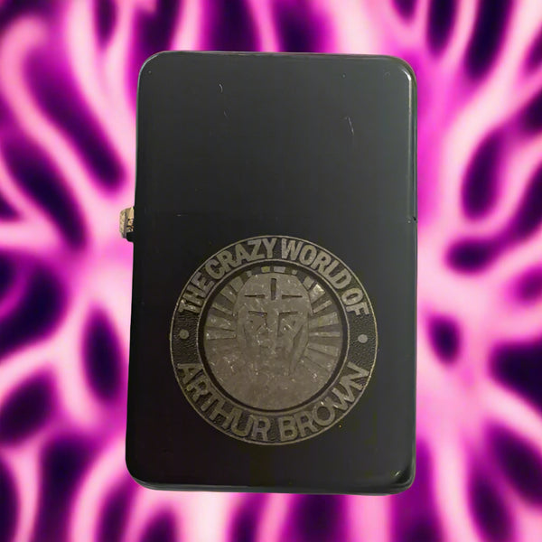 Petrol Lighter - Branded with the official band logo and box *SIGNED BY ARTHUR BROWN* ! 🔥 (Black Edition)